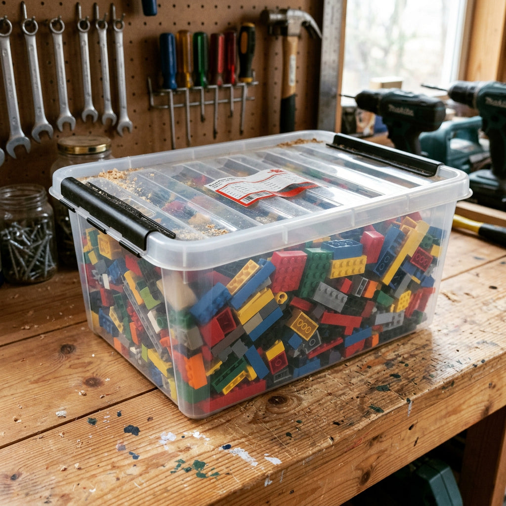 Würth Rasterkeil Sortiment 245-piece precision wedge set in transparent plastic storage box with black latches