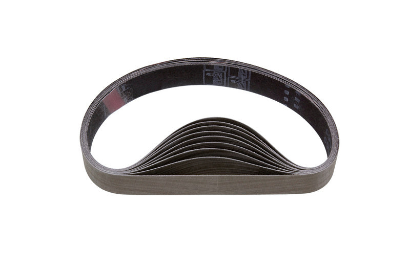 Schleifband Gewebe SHLFBA GWB CBN K220 mit feiner Körnung für Metallbearbeitung.