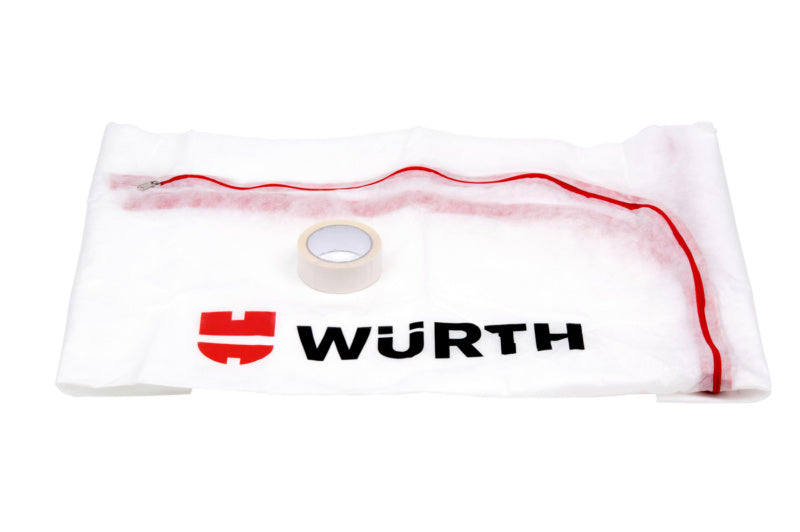 Set mit Klebebändern und Staubschutz für Bau- und Renovierungsarbeiten in zwei Teilen.