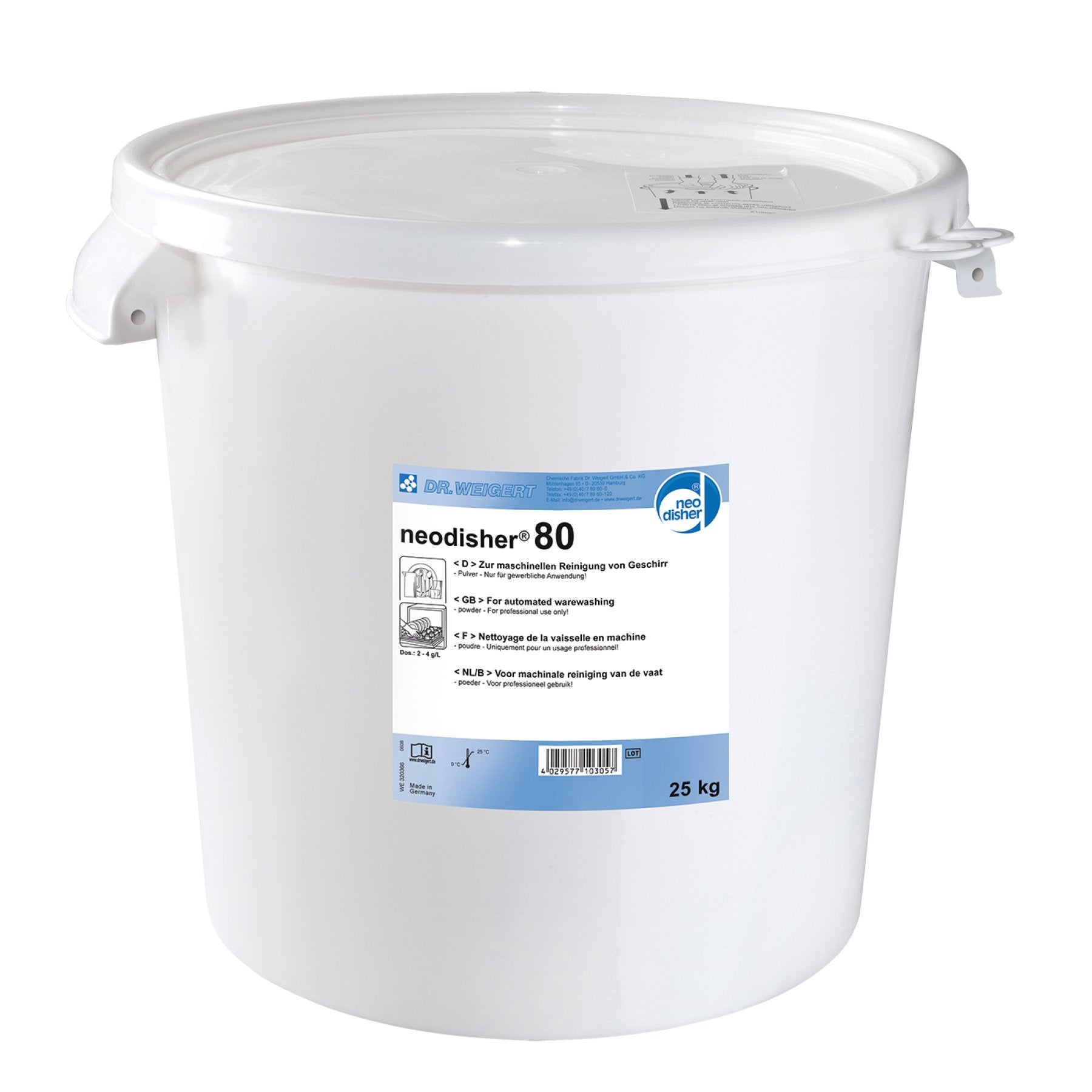 Neodisher 80, 25kg bucket