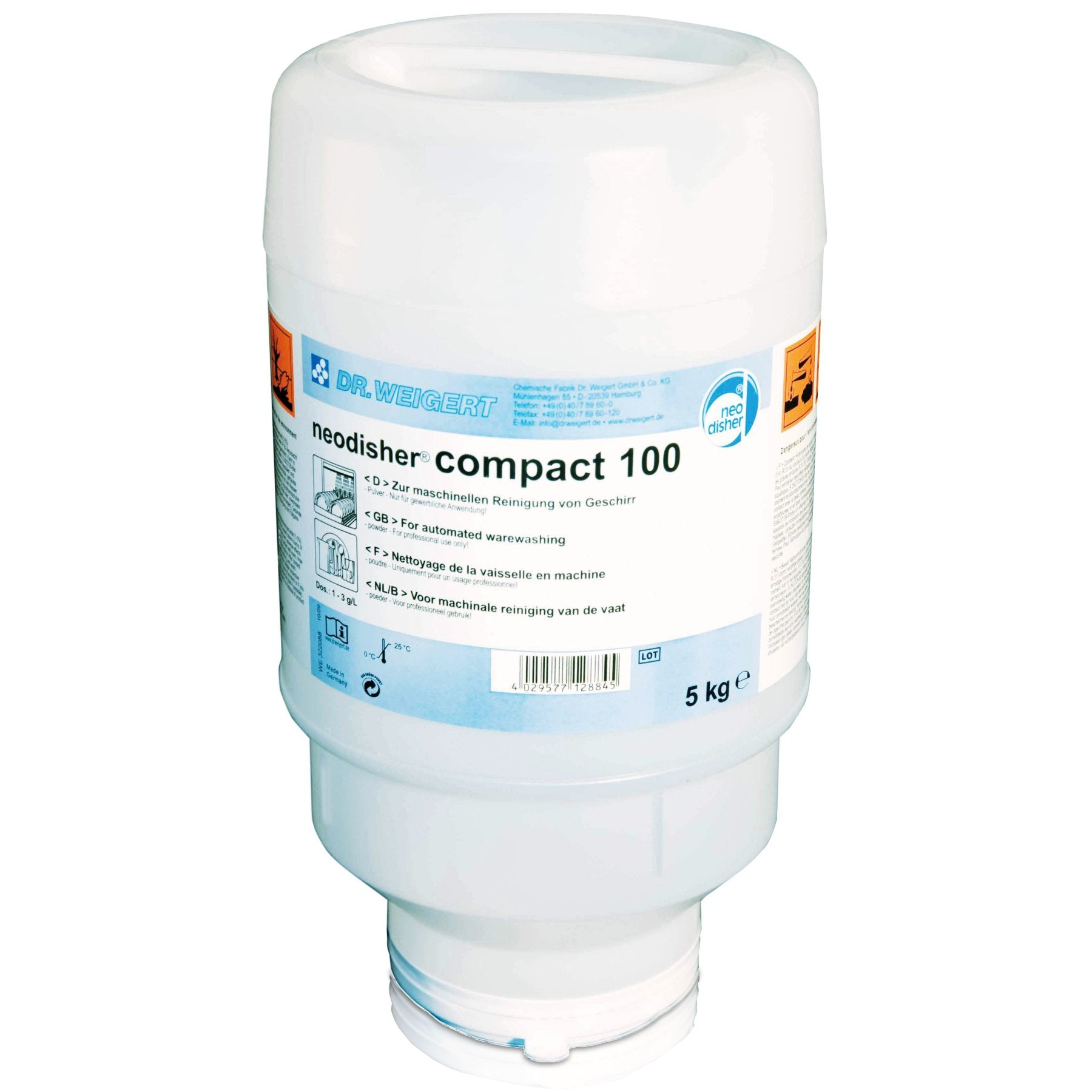 خرطوشة نيوديشر كومباكت 100، 2 × 5 كجم