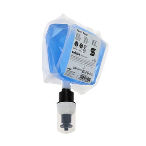 SbW Schaumseife sanfte Schaumseife blau 500ml Nachfüllbeutel mit Spender