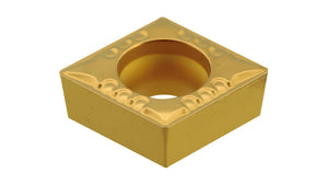 SC Wendeschneidplatte mit spezieller Beschichtung und Geometrie für präzise Metallbearbeitung.