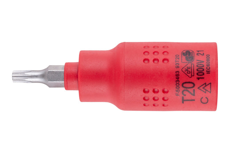 Steckschlüssel VDE 3/8 Zoll-STESHSL-VDE-3/8ZO-TX20     Verpackungsinhalt    1 Einheit