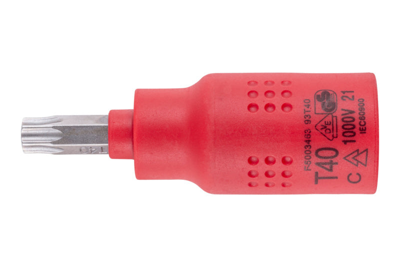 Steckschlüssel VDE 3/8 Zoll-STESHSL-VDE-3/8ZO-TX40     Verpackungsinhalt    1 Einheit