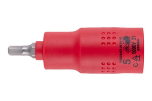 Steckschlüssel VDE 1/2 Zoll-STESHSL-VDE-1/2ZO-INNEN6KT-5MM     Verpackungsinhalt    1 Einheit