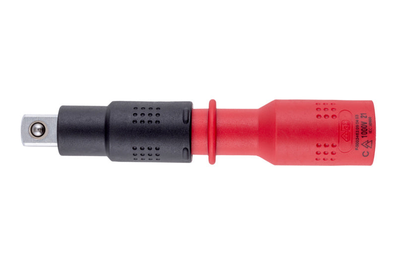 Verlängerung Steckschlüssel VDE-VERL-VDE-1/2ZO-140MM     Verpackungsinhalt    1 Einheit