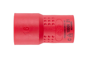 Steckschlüssel VDE 3/8 Zoll-STESHSL-VDE-3/8ZO-6KT-16MM     Verpackungsinhalt    1 Einheit