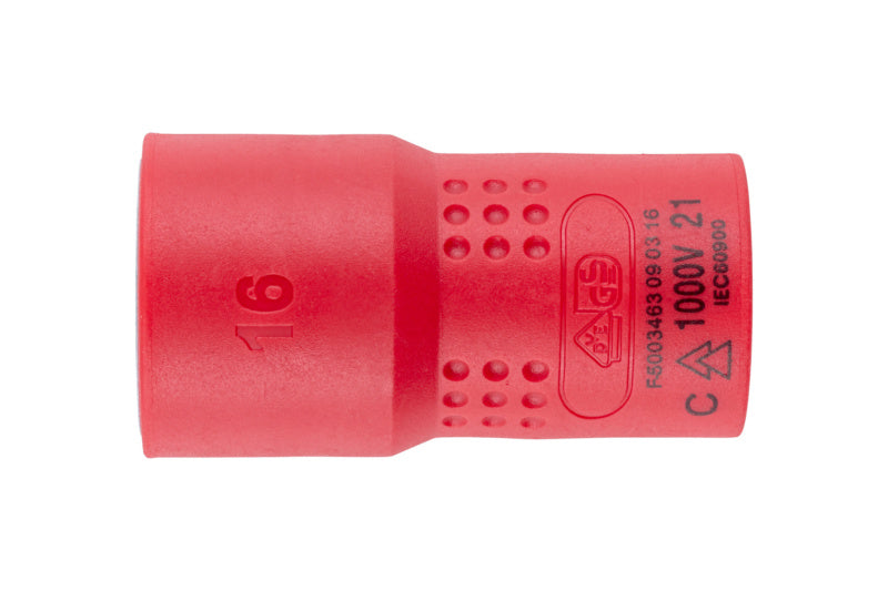 Steckschlüssel VDE 3/8 Zoll-STESHSL-VDE-3/8ZO-6KT-16MM     Verpackungsinhalt    1 Einheit