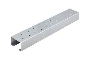 Dachlattenverbinder aus Metall, 40x60 mm Querschnitt, 400 mm lang, 20 Stück Verpackung.
