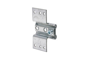 Metallene Anschraubtasche für Zimmertürband mit 5,8 mm Lasche, 40 Stück im Set.