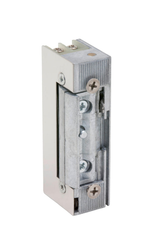 Elektrischer Türöffner TROEFF-EL mit robuster Bauweise und einfacher Knopfdruckbedienung.