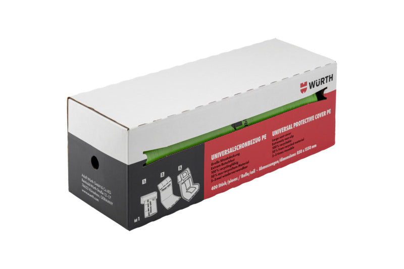 Schwarzer Sitzschoner aus strapazierfähigem Material für Autositzschutz.