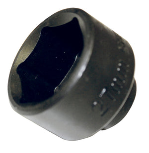 Sechskant-Oelfilter mit 3/8 Zoll Anschluss und 27 mm Schlüsselweite in Schwarz