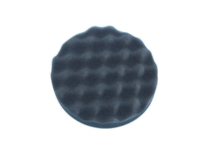 Polierpad „POLPAD-WAVE-D135“ mit 135 mm Durchmesser und Wellenstruktur für effizientes Polieren.