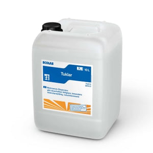 10L Ecolab Tuklar canister for liquid transport.