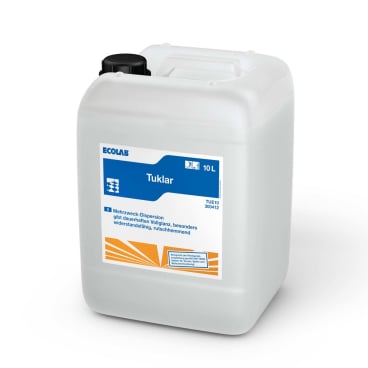 10L Ecolab Tuklar canister for liquid transport.