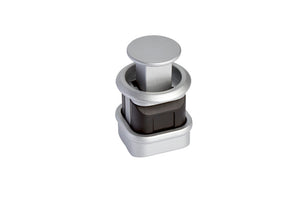 Runder Möbelknopf KNPF-MK aus robustem Material, geeignet für Schränke und Kommoden.