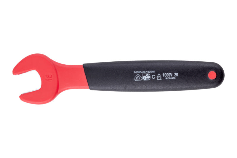 Einmaulschlüssel VDE-EINMAULSHSL-VDE-SW15-1000V     Verpackungsinhalt    1 Einheit