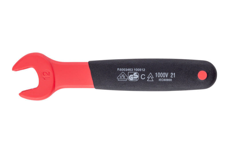 Einmaulschlüssel VDE-EINMAULSHSL-VDE-SW12-1000V     Verpackungsinhalt    1 Einheit