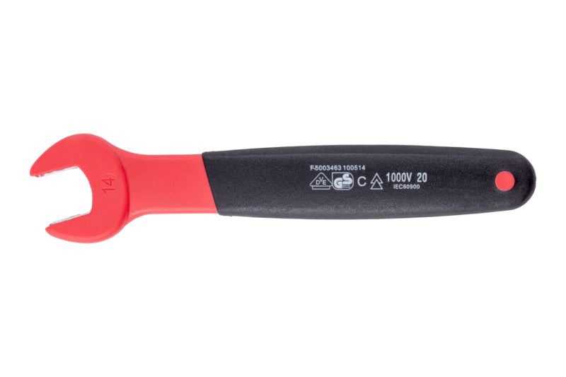 Einmaulschlüssel VDE-EINMAULSHSL-VDE-SW14-1000V     Verpackungsinhalt    1 Einheit