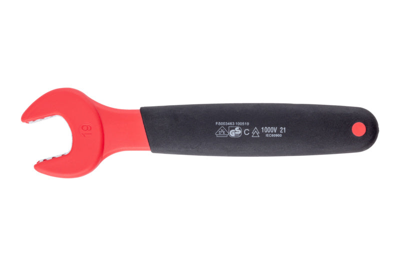 Einmaulschlüssel VDE-EINMAULSHSL-VDE-SW19-1000V     Verpackungsinhalt    1 Einheit