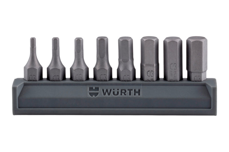 Set of 8-bit tools in various sizes ranging from 2.5 to 7 mm, organized in a compact case.