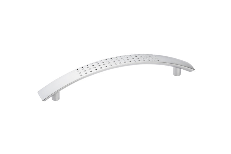 Möbel-Muschelgriff GRF-BUEGEL-ZD21 in glänzendem Chrom mit ergonomischem Design und einfacher Montage.