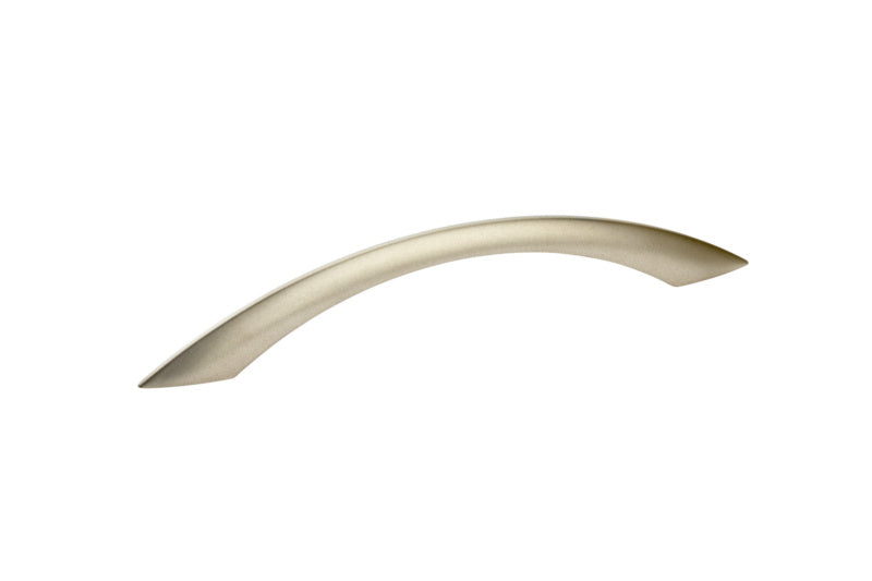 Möbel-Muschelgriff GRF-SEGMBGN-ZD mit geschwungener Form und robuster, kratzfester Oberfläche.