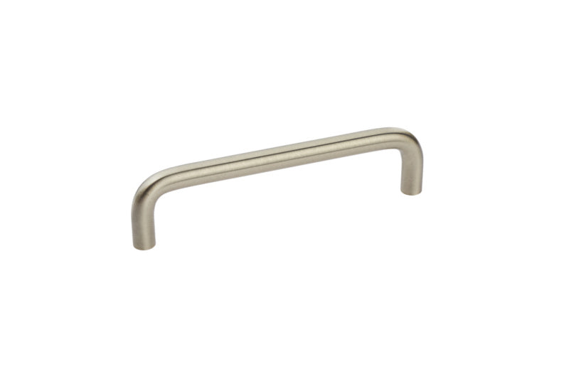 Edelstahl Möbelgriff mit ergonomischer Form und eleganter Oberfläche in modernem Design.
