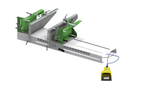 Zargenfixgerät ZARGFIXGER-TECMATOR-ZMV-TP4-1200 mit ergonomischem Griff und robustem Design.