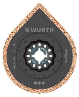 Fräswerkzeug mit Tropfenform und 70 mm Durchmesser für Multischneider-ZB-HMRASP-SG-STARLOCK.