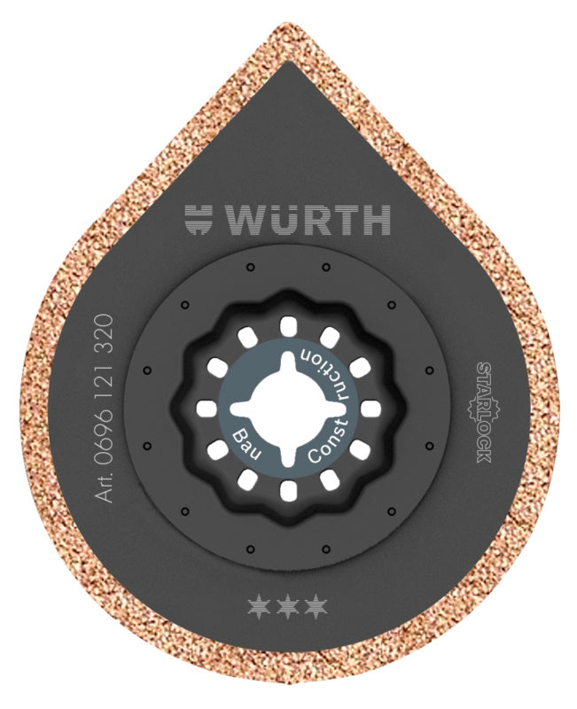 Fräswerkzeug mit Tropfenform und 70 mm Durchmesser für Multischneider-ZB-HMRASP-SG-STARLOCK.