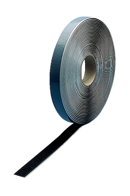 Schwarzes selbstklebendes Klettband mit Haken, 10 Meter lang und vielseitig verwendbar.