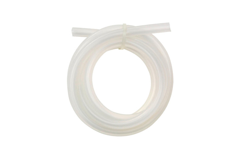 Transparenter 1 Meter langer Schlauch für Bremsflüssigkeit mit robustem Material und Adapter.