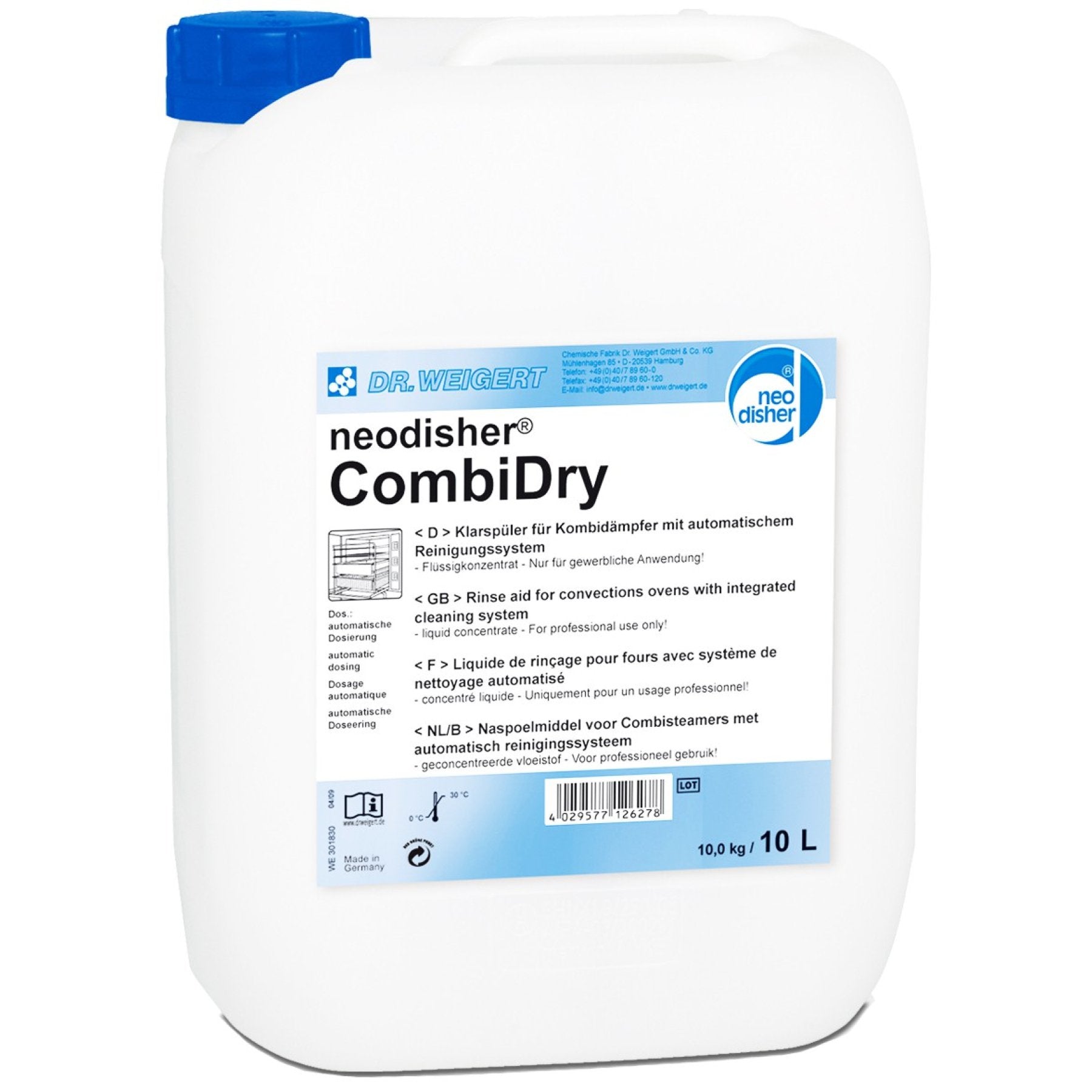 نيوديشر كومبيدراي، عبوة سعة 10 لتر