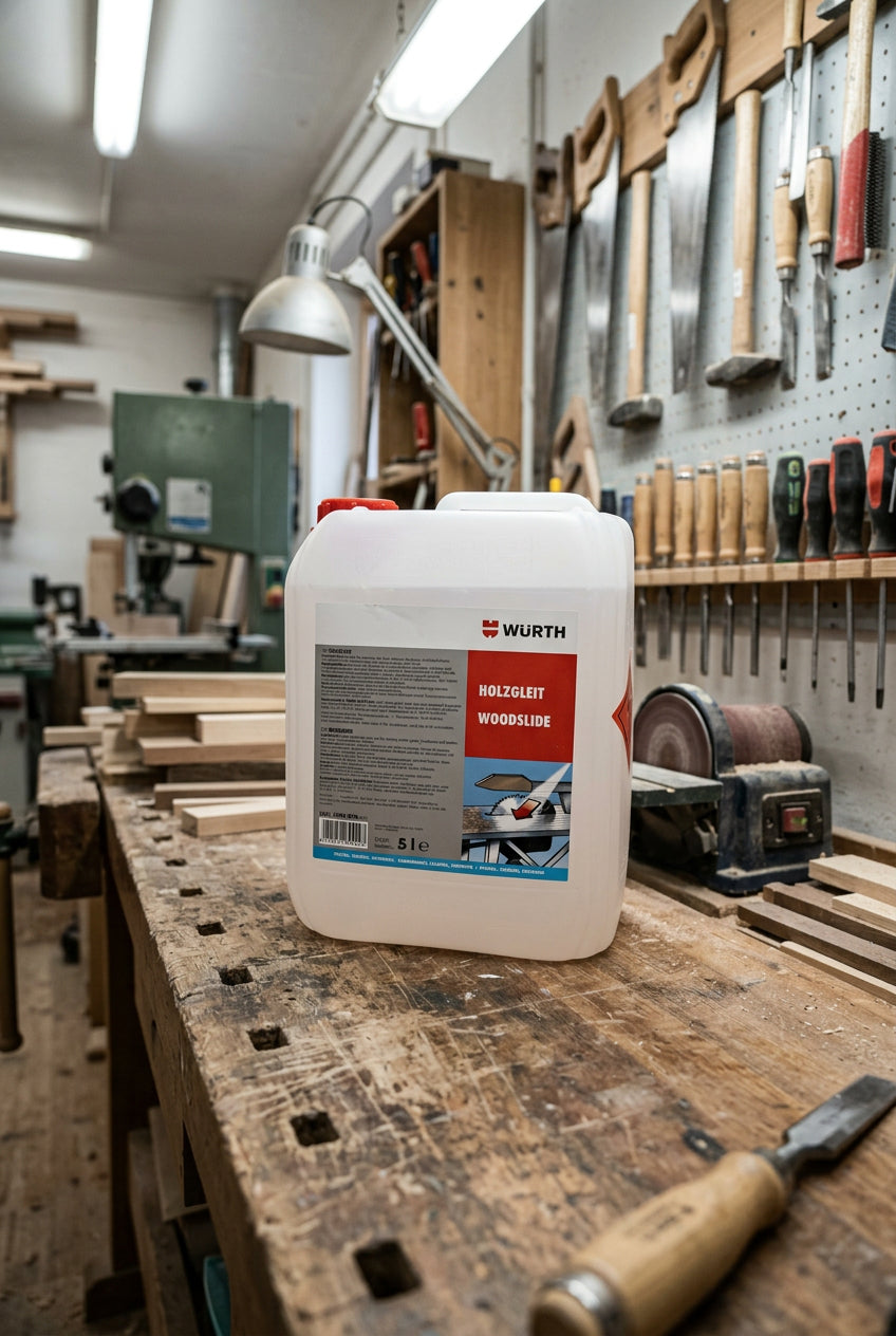M24–Würth HOGLEIT 5-Liter Kanister – Robuster Handwerker-KanisterHaben Sie Schwierigkeiten, Ihre Schmierstoffe u. Rostlöser sicher und effizient zu lagern? Es kann frustrierend sein, wenn Sie beim Arbeiten mit Flüssigkeiten mit AuChemisch-technische ProdukteM24 Würth HOGLEIT