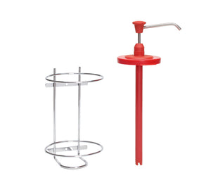 Moderner Wandhalter für Handreinigerspender aus robustem Material, geeignet für Flüssigseifen.