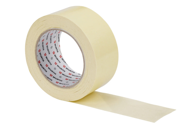 Doppelseitiges Befestigungsband in 50 mm Breite und 25 m Länge, 5 Rollen pro Packung.