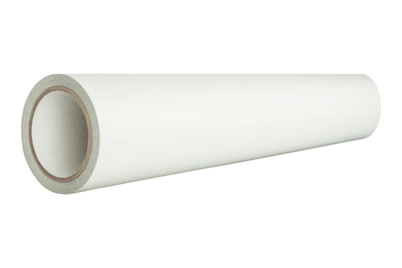 Translucent protective film roll, 0.6 meters wide and 25 meters long, for surface coverage.