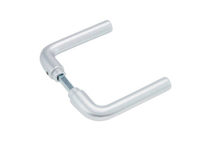 Aluminium-Türdrücker TD-ALU-AL130 mit ergonomischem Griff und mattem, wetterbeständigem Finish.