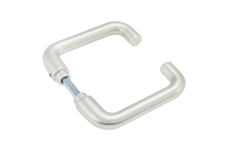 Aluminium Türdrücker mit schlanker, moderner Form für Wohn- und Privatbereiche.