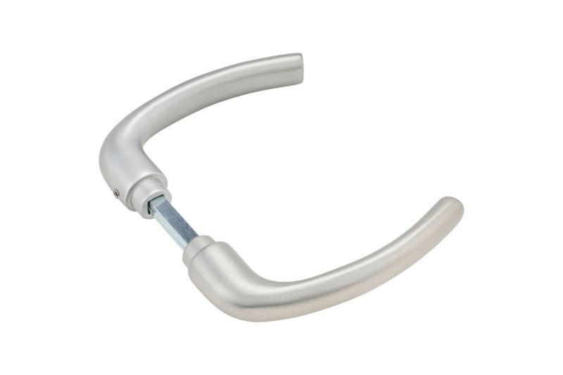 Aluminium-Türdrücker TD-ALU-AL170 mit modernem Design und ergonomischem Griff.