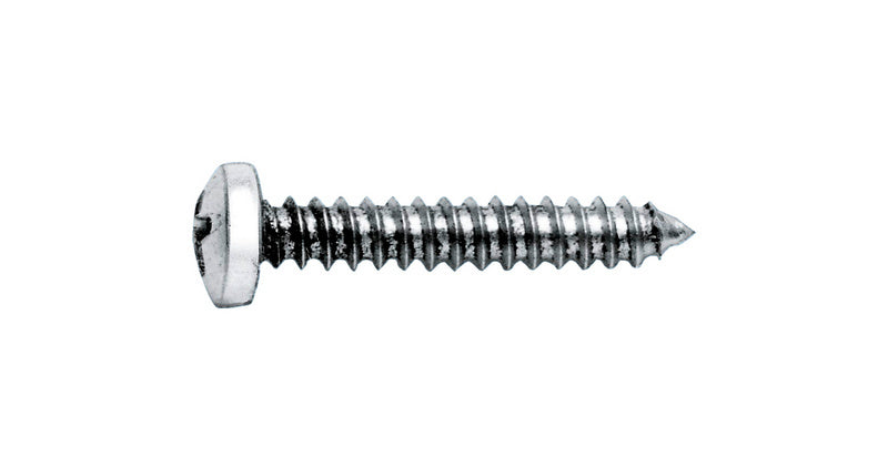 Blechschraube mit Linsenkopf, 4,2 x 6,5 mm, aus rostfreiem Edelstahl, Packung mit 2000 Stück.