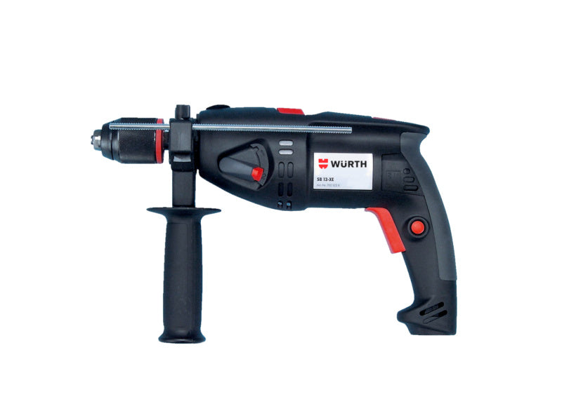 Schlagbohrmaschine Elektro SHLGBOMA mit ergonomischem Design und rutschfestem Handgriff.