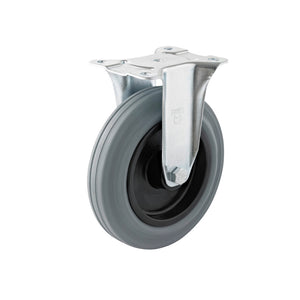 Zubehör-Transportmittel BOCKROLL mit 200 mm Durchmesser und feststellbarem Bremssystem.