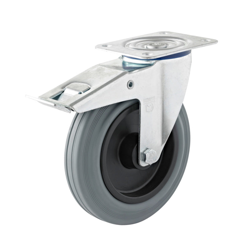 Zubehör Transportmittel-LENKROLL-F.ETAGWG-200MM mit 200 mm Durchmesser und schwenkbarem Mechanismus.