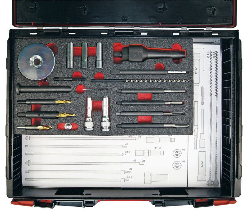 Zünd-/Glühkerzenwerkzeug Sortiment/Set-GLÜHK WERKZ-SORT F. MERCEDES M8X1/M10X1     Verpackungsinhalt    1 Einheit
