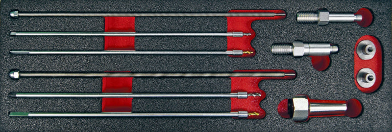 Zünd- und Glühkerzenwerkzeug Set GLÜHKSPI in einem stabilen Koffer mit ergonomischen Griffen.