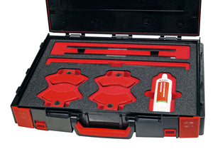 Mechanischer Federspannsatz mit kurzen und langen Federn, zwei Stück, in Verpackungseinheit eins.